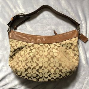 Coach hobo style bag